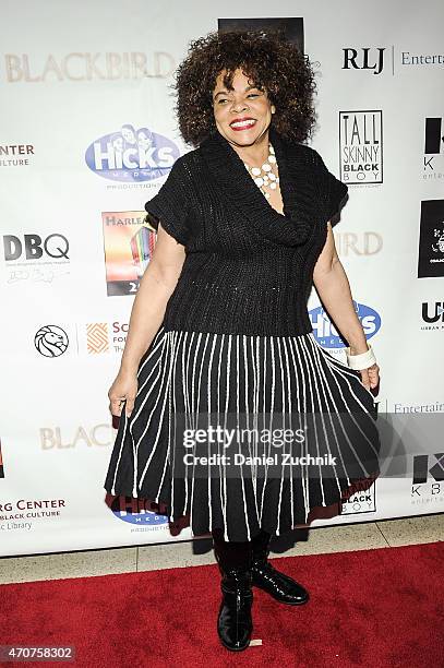 Jamie Foster Brown attends the "Blackbird" New York premiere at The Schomburg Center for Research in Black Culture on April 22, 2015 in New York City.