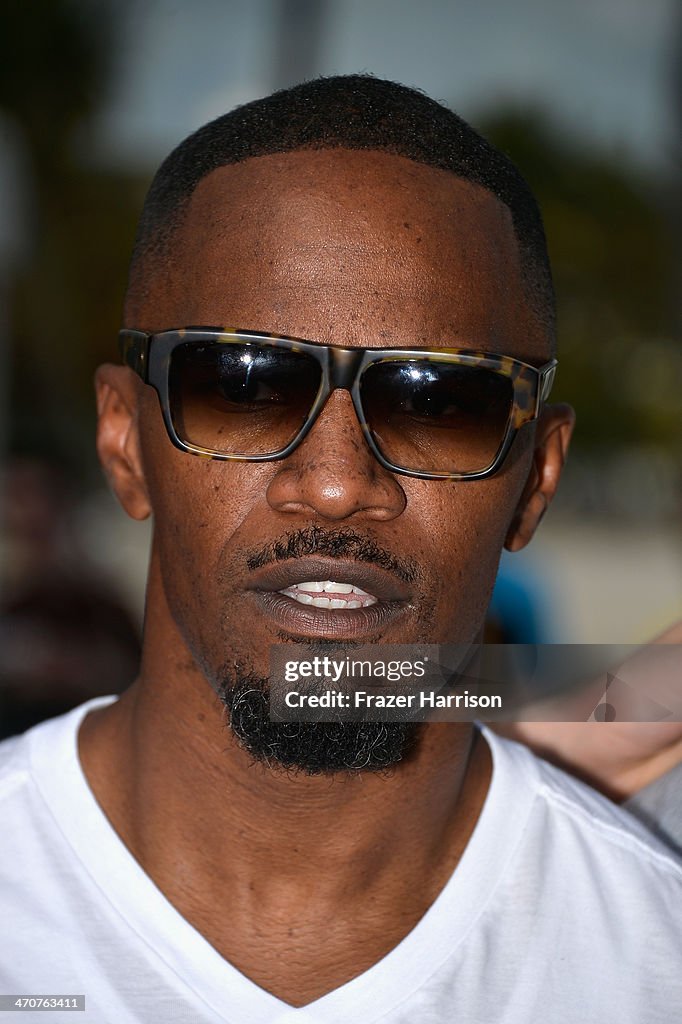 Jamie Foxx attends Sports Illustrated Swimsuit Beach Volleyball... News