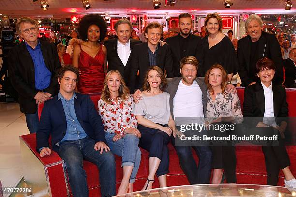 Daniel Pennac, Pumeza, Michel Drucker, Main guest of the show Alex Lutz, M Pokora, Mathilde Vitry, Cookie Dingler, Bruno Sanches, Audrey Lamy, Anne...