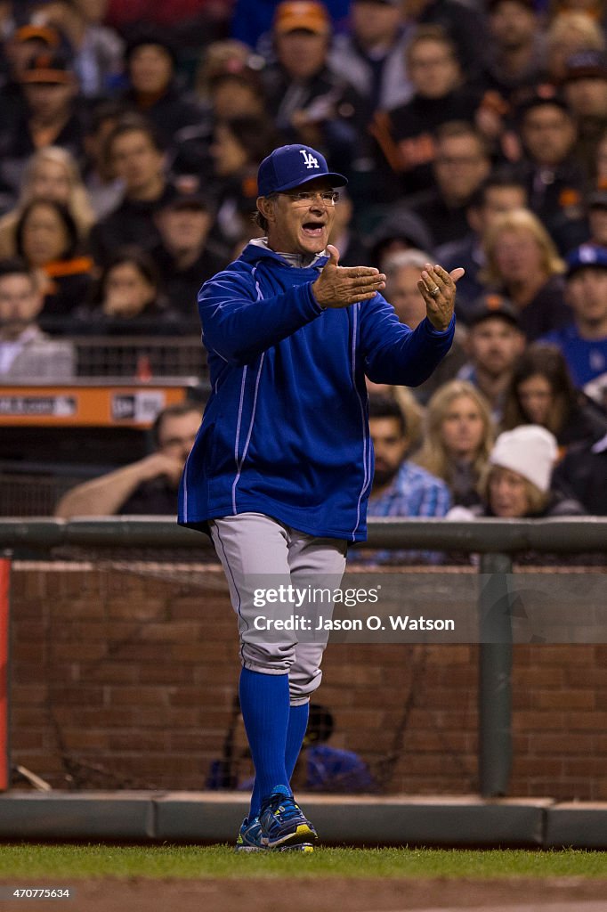 Los Angeles Dodgers v San Francisco Giants