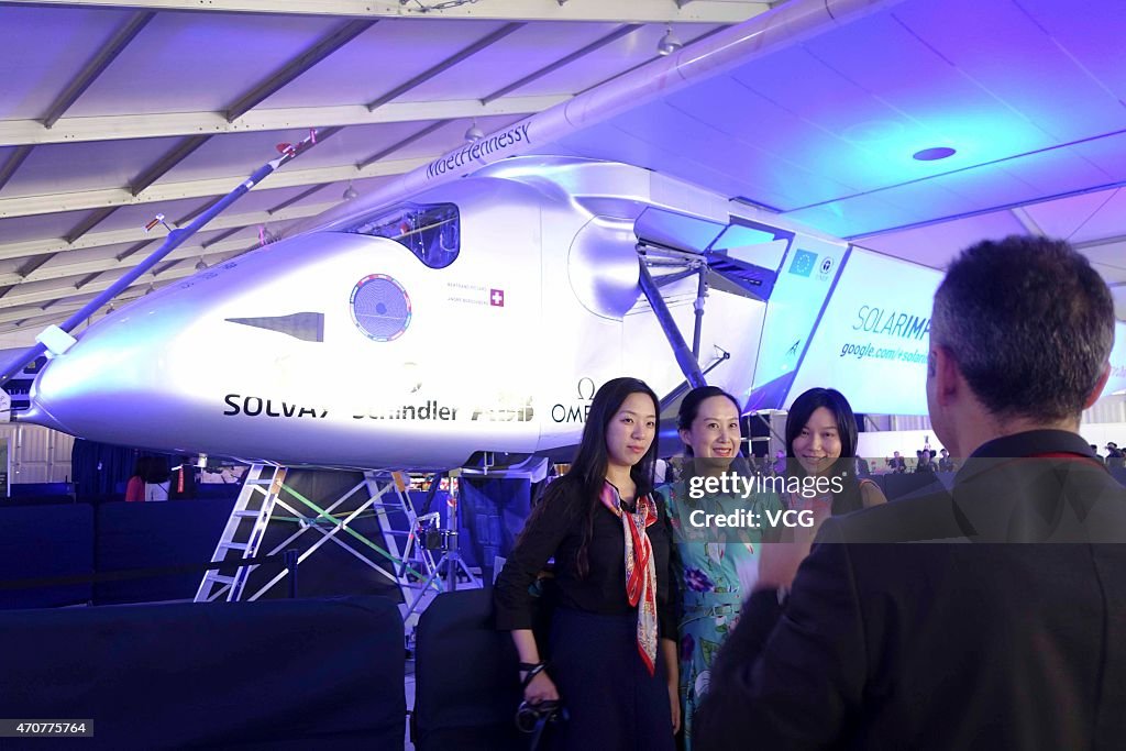 The Solar Impulse 2 Shows To The Public In Nanjing