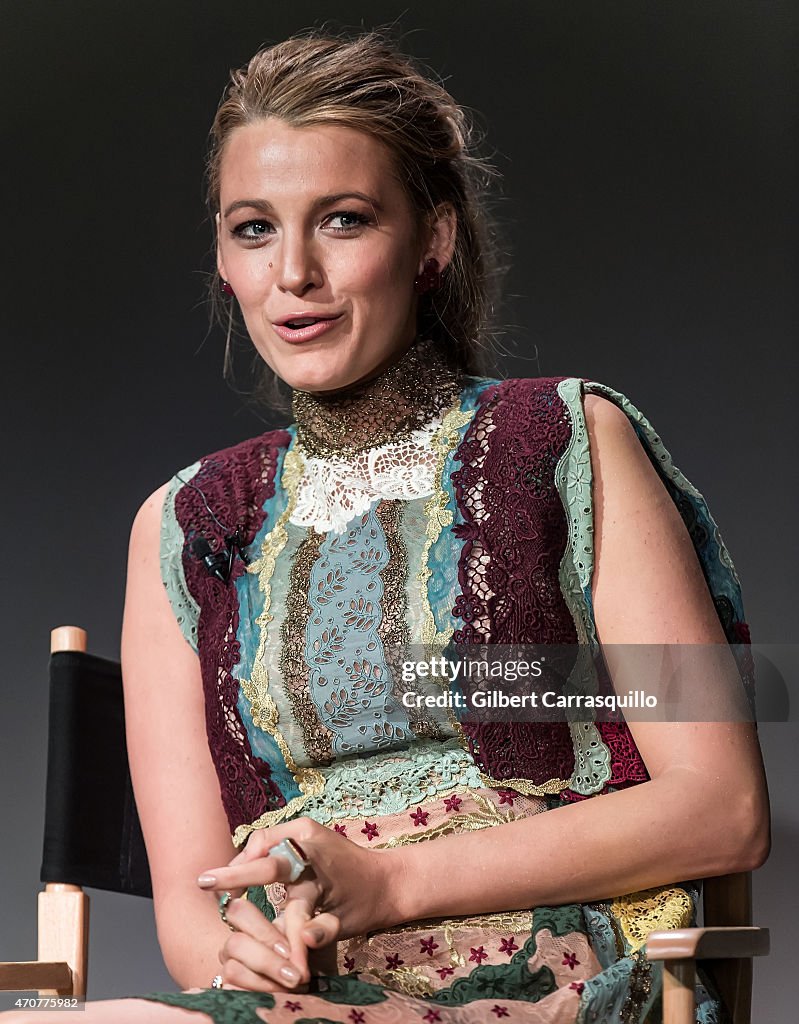 Apple Store Soho Presents Meet The Filmmaker: Blake Lively, "Age of Adaline"