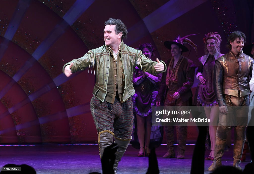 "Something Rotten!" Broadway Opening Night - Arrivals & Curtain Call