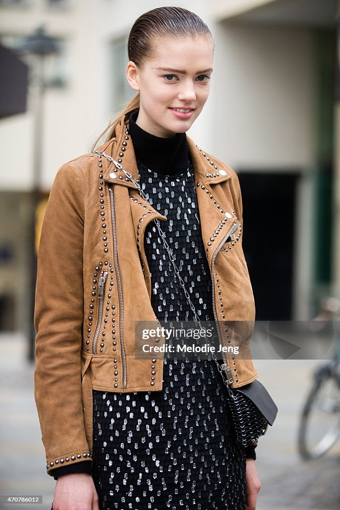 Day 7  - Street Style - Paris Fashion Week - Womenswear Fall/Winter 2015/2016