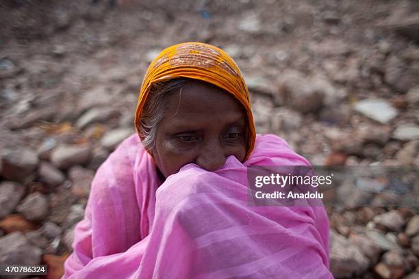 Relatives of the victims of Rana Plaza building collapse visit the site of the accident to mourn the loss of their relatives and mark the second-year...