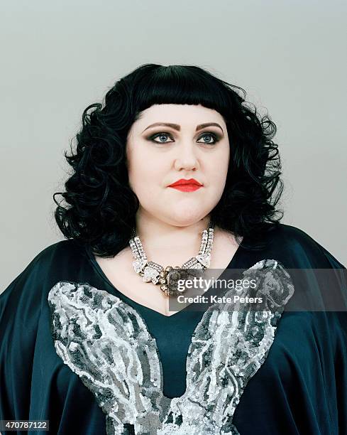 Singer Beth Ditto is photographed for the Telegraph on February 7, 2011 in London, England.