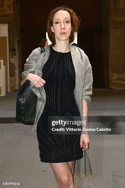 Designer Iris Van Herpen attends the Conde' Nast International Luxury Conference at Palazzo Vecchio on April 23, 2015 in Florence, Italy.