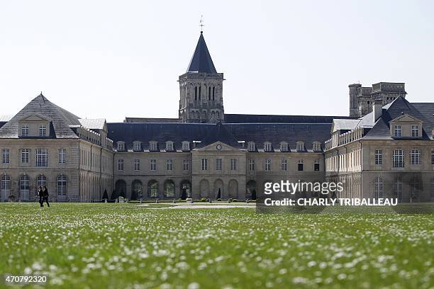 Picture taken on April 22 shows the prefecture of Haute-Normandie region in the nortwestern city of Rouen. The fusion between Haute-Normandie and...