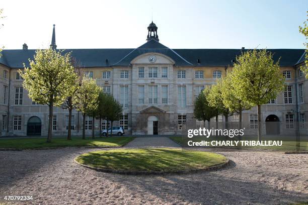 Picture taken on April 22 shows the prefecture of Haute-Normandie region in the nortwestern city of Rouen. The fusion between Haute-Normandie and...