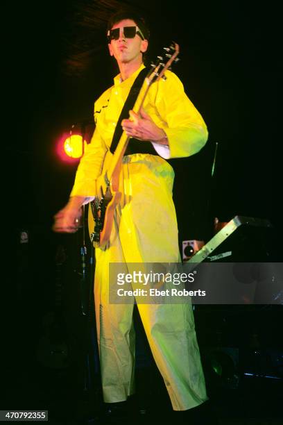 Bob Casale performing with Devo at the Bottom Line in New York City on October 18, 1978.