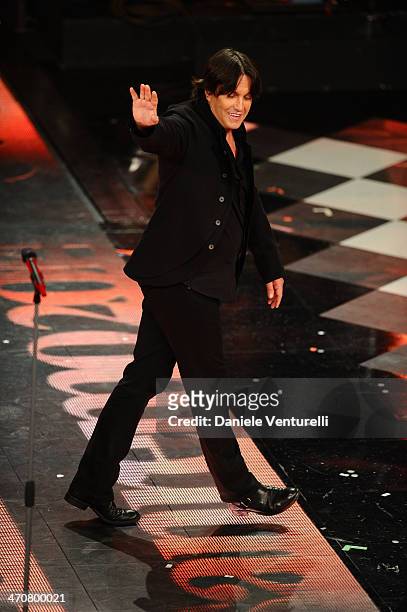 Cristiano De Andre attends the third night of the 64th Festival di Sanremo 2014 at Teatro Ariston on February 20, 2014 in Sanremo, Italy.