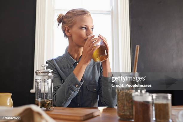 getting a drink of morning tea - making tea stock pictures, royalty-free photos & images