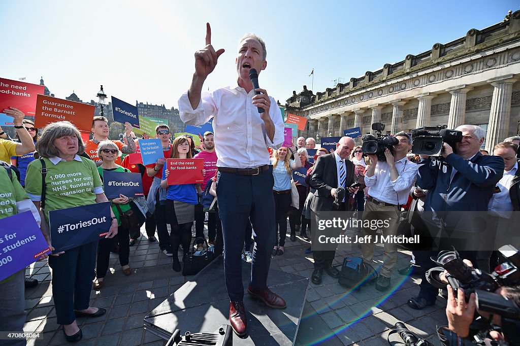 Jim Murphy Meets Voters At An Election Rally