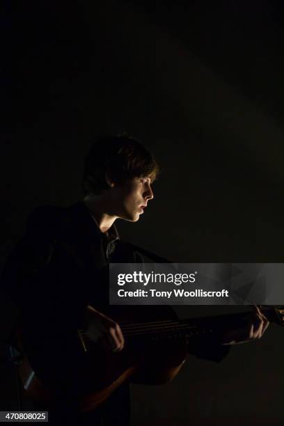 Jake Bugg performs at Nottingham Capital FM Arena on February 20, 2014 in Nottingham, England.