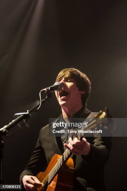 Jake Bugg performs at Nottingham Capital FM Arena on February 20, 2014 in Nottingham, England.