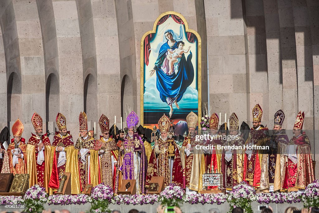 Commemorations Are Held To Mark The Centenary Of The Armenian Genocide