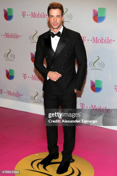 William Levy attends Premio Lo Nuestro a la Musica Latina 2014 at American Airlines Arena on February 20, 2014 in Miami, Florida.