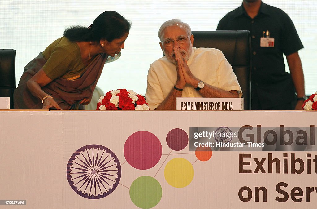Prime Minister Narendra Modi At The Inaugural Function Of The Global Exhibition On Services 2015