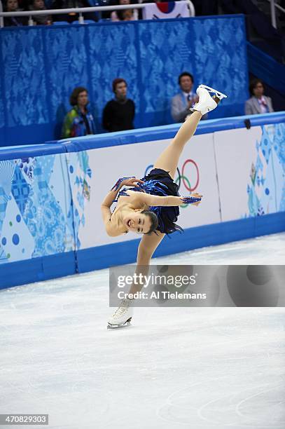 Winter Olympics: Japan Mao Asada in action during Women's Free Skating Program at Iceberg Skating Palace. Sochi, Russia 2/20/2014 CREDIT: Al Tielemans