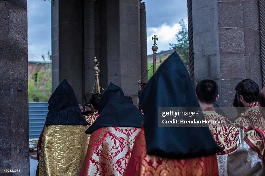 Commemorations Are Held To Mark The Centenary Of The Armenian Genocide