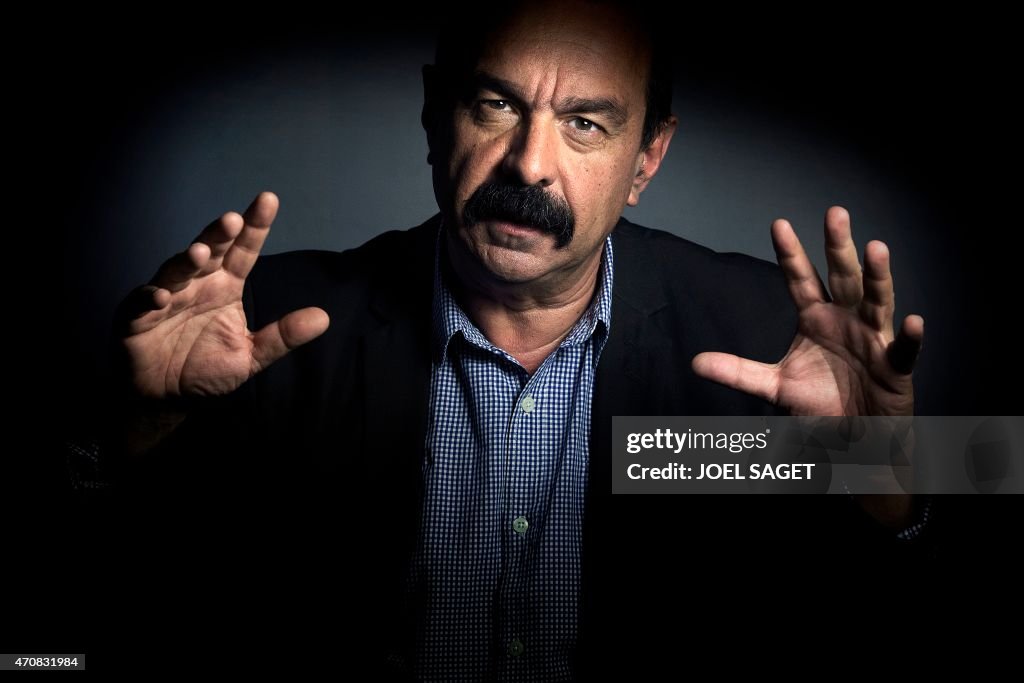 FRANCE-LABOUR-UNION-CGT-MARTINEZ-PORTRAIT