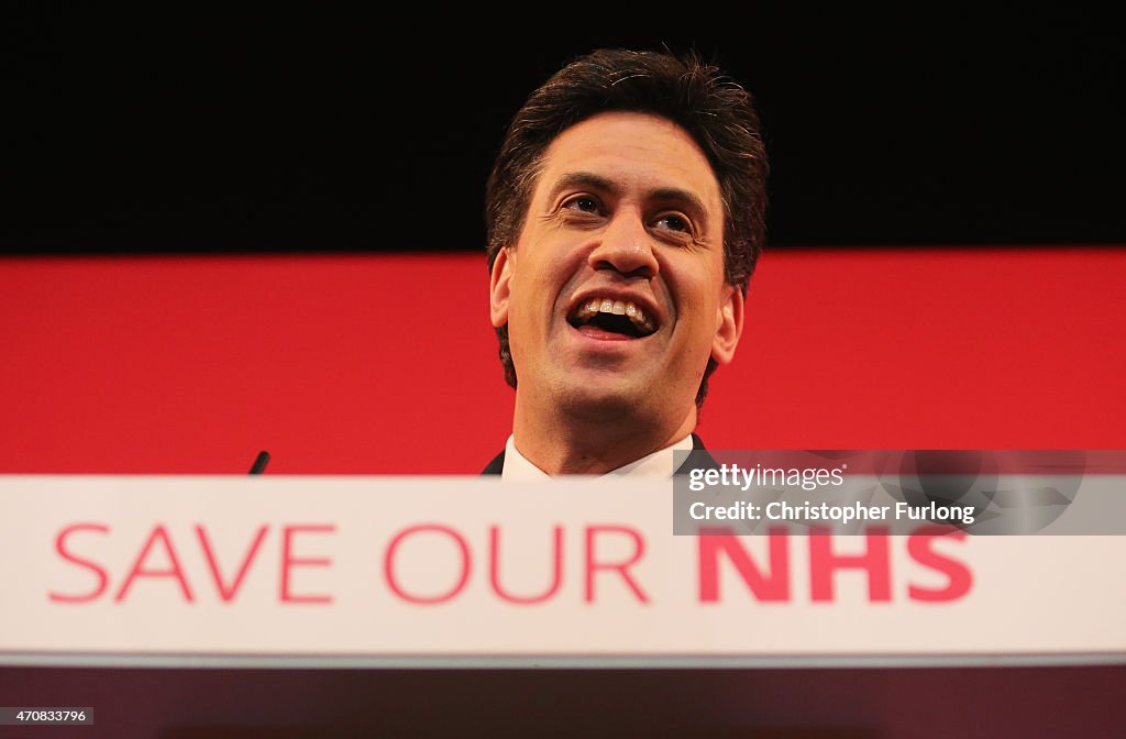 Ed Miliband Speaks At An NHS Rally