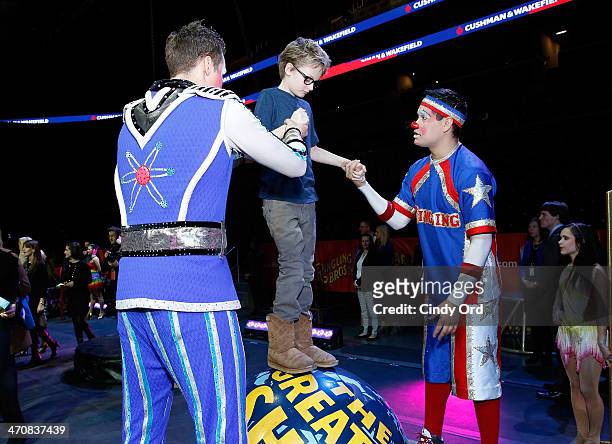 Evan Joseph Asher attends Ringling Bros. And Barnum & Bailey presents "Legends" at Barclays Center of Brooklyn on February 20, 2014 in Brooklyn, NY.