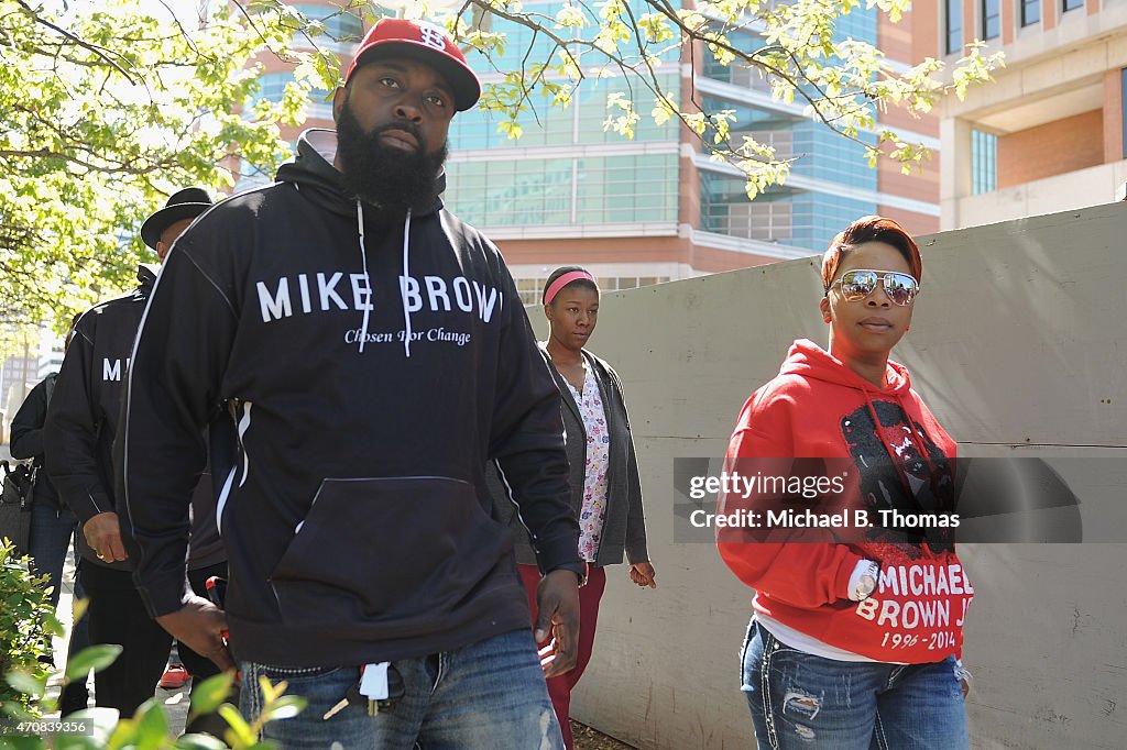 Family Members Of Michael Brown Announce Civil Lawsuit Over His Death In Ferguson
