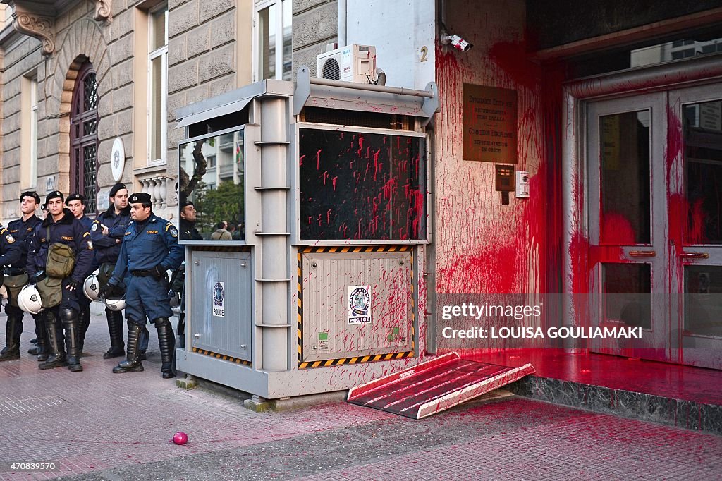 GREECE-MIGRATION-PROTEST