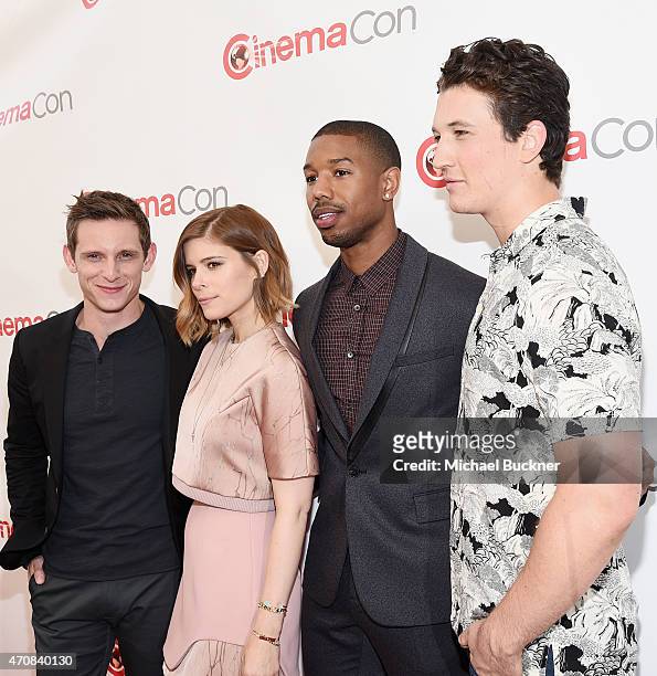 Actors Jamie Bell, Kate Mara, Michael B. Jordan and Miles Teller attend 20th Century Fox Invites You to a Special Presentation Highlighting Its...