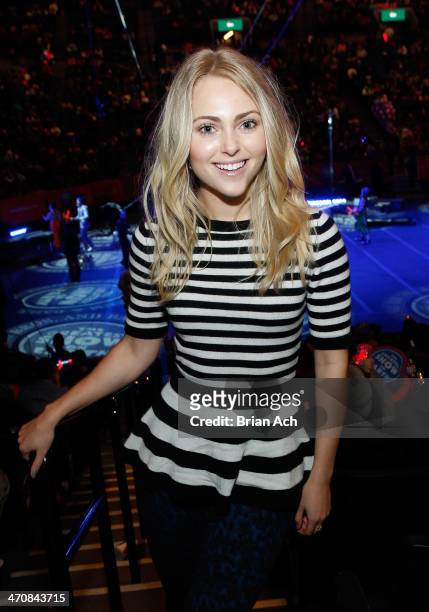 Actress AnnaSophia Robb attends Ringling Bros. And Barnum & Bailey presents "Legends" at Barclays Center of Brooklyn on February 20, 2014 in New York...