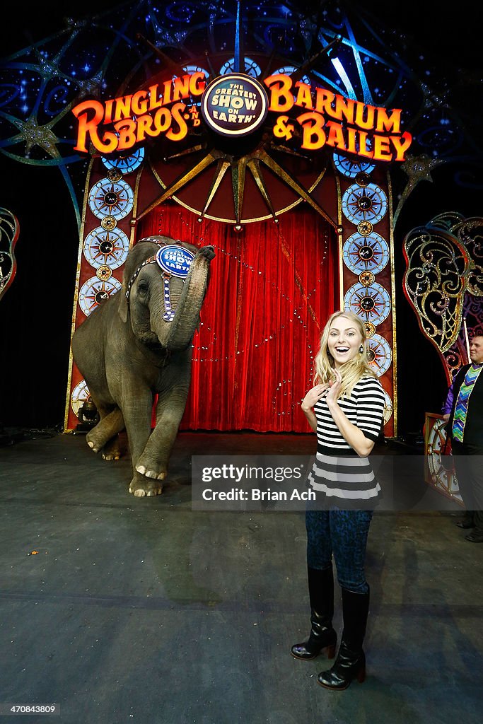 Actress AnnaSophia Robb attends Ringling Bros. and Barnum & Bailey
