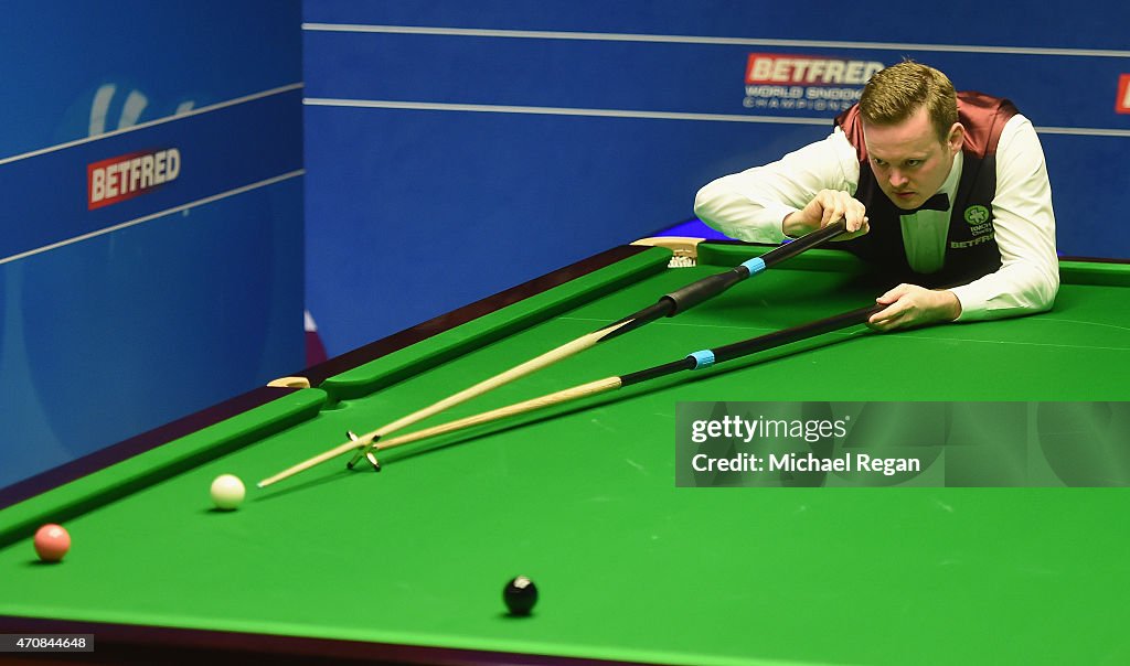 2015 Betfred World Snooker Championship - Day Six