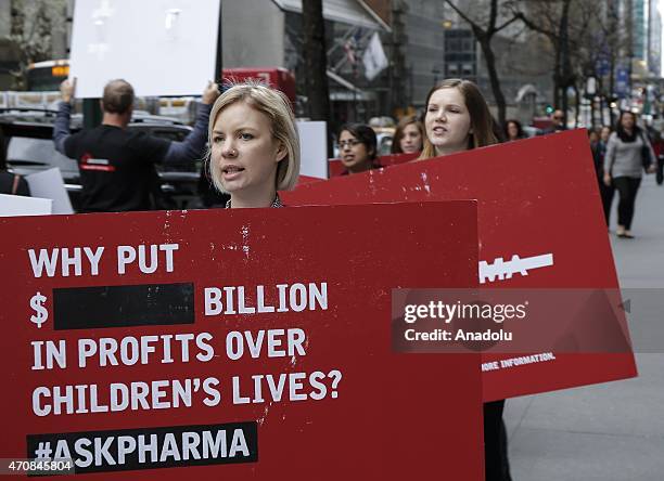 Pfizer Protest 17 Doctors Without Borders Protests Outside Pfizer Hq For Lower Vaccine ...