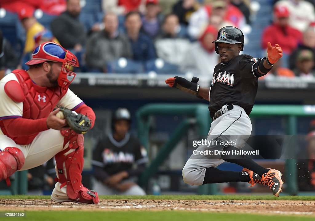 Miami Marlins v Philadelphia Phillies