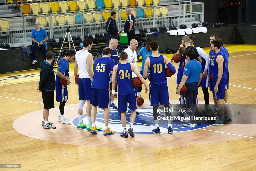 Khimki Moscow Region Practice - EuroCup Basketball