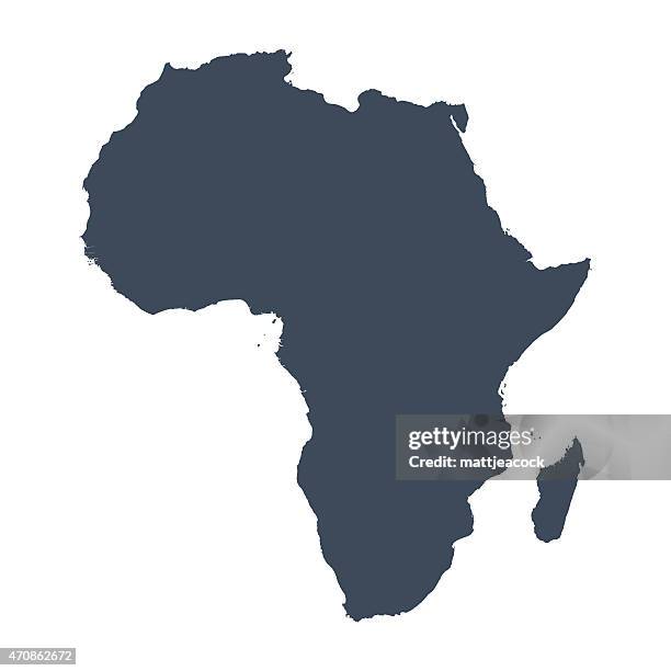 afrika land karte - afrika stock-grafiken, -clipart, -cartoons und -symbole