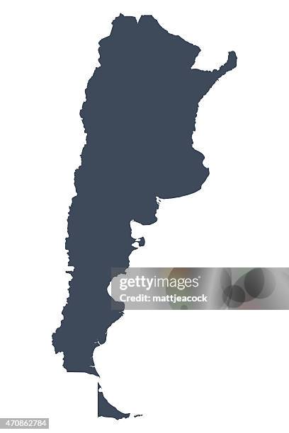 argentinien land karte - argentino stock-grafiken, -clipart, -cartoons und -symbole
