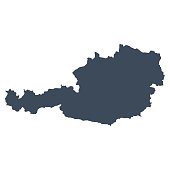 Austria country map