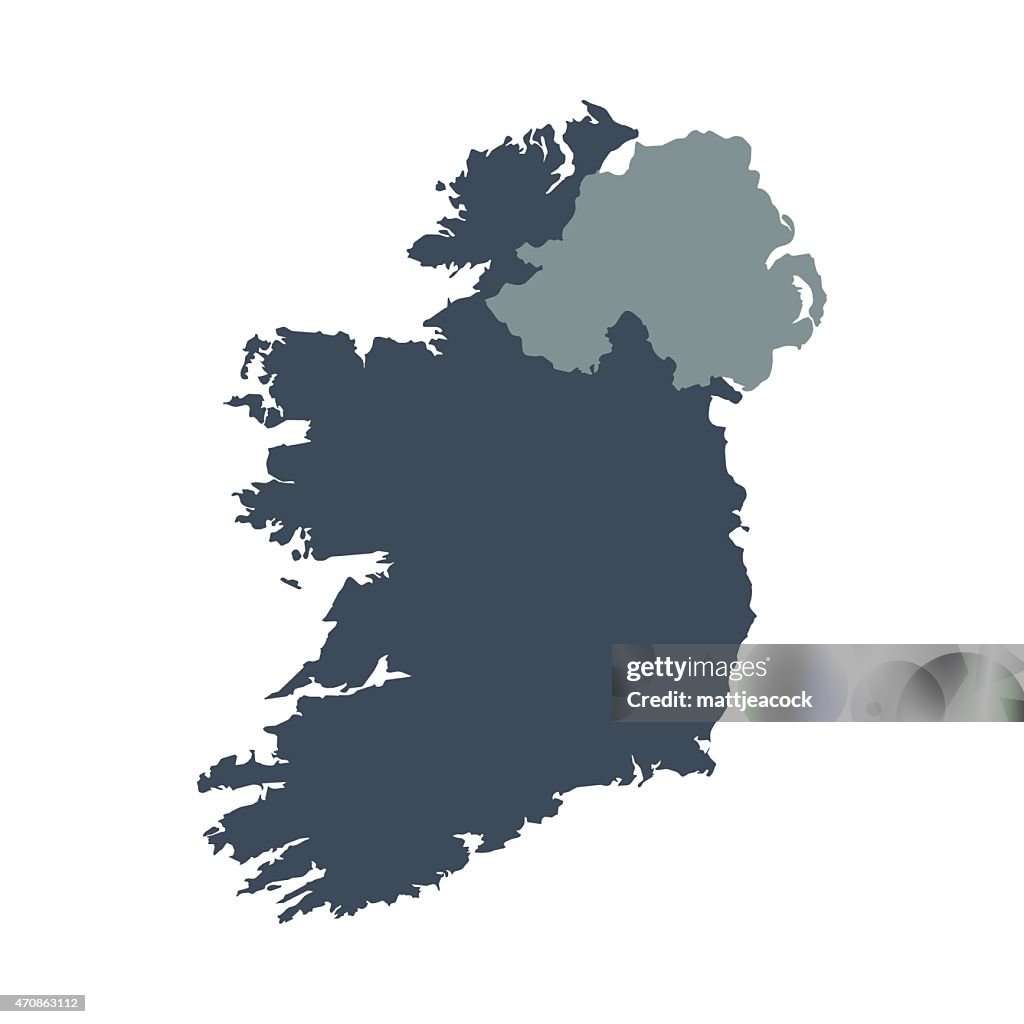 Ireland country map