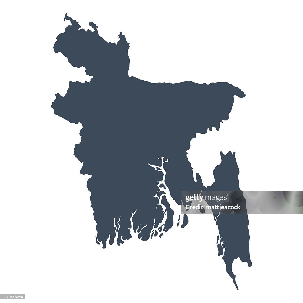 Bangladesh country map