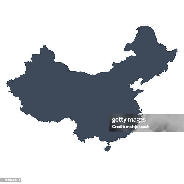 5 3点の中国 地図イラスト素材 Getty Images