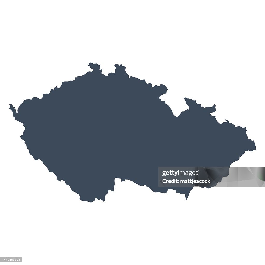 Czech Republic country map