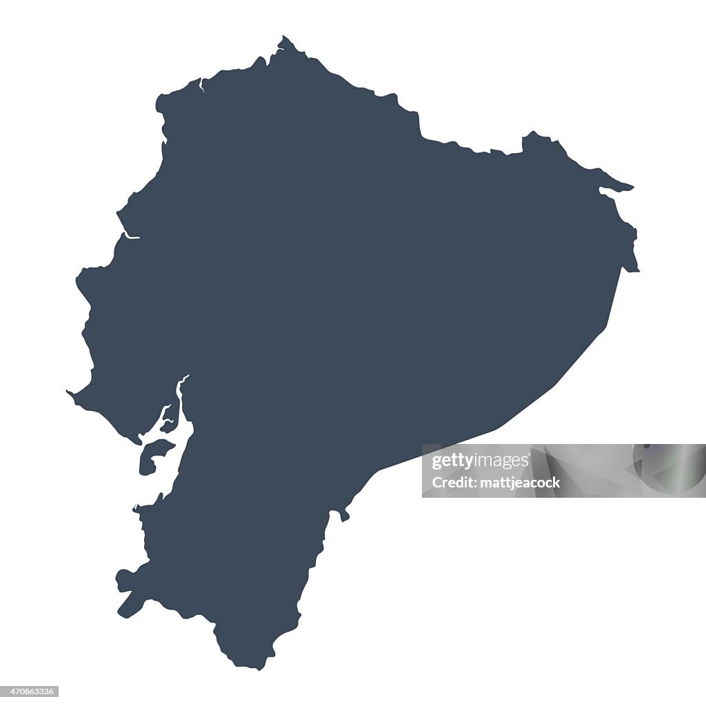 Ecuador Land Karte