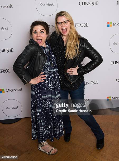Caitlin Moran and Rebekah Staton attend the launch party for The Pool, a unique multi-media platform for busy women co-founded by renowned editor and...