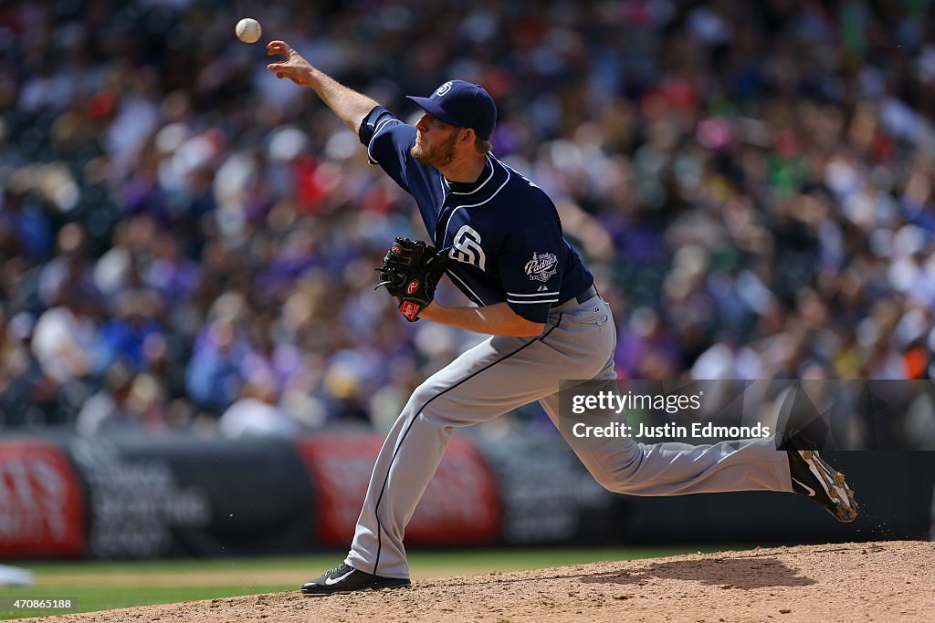 San Diego Padres v Colorado Rockies