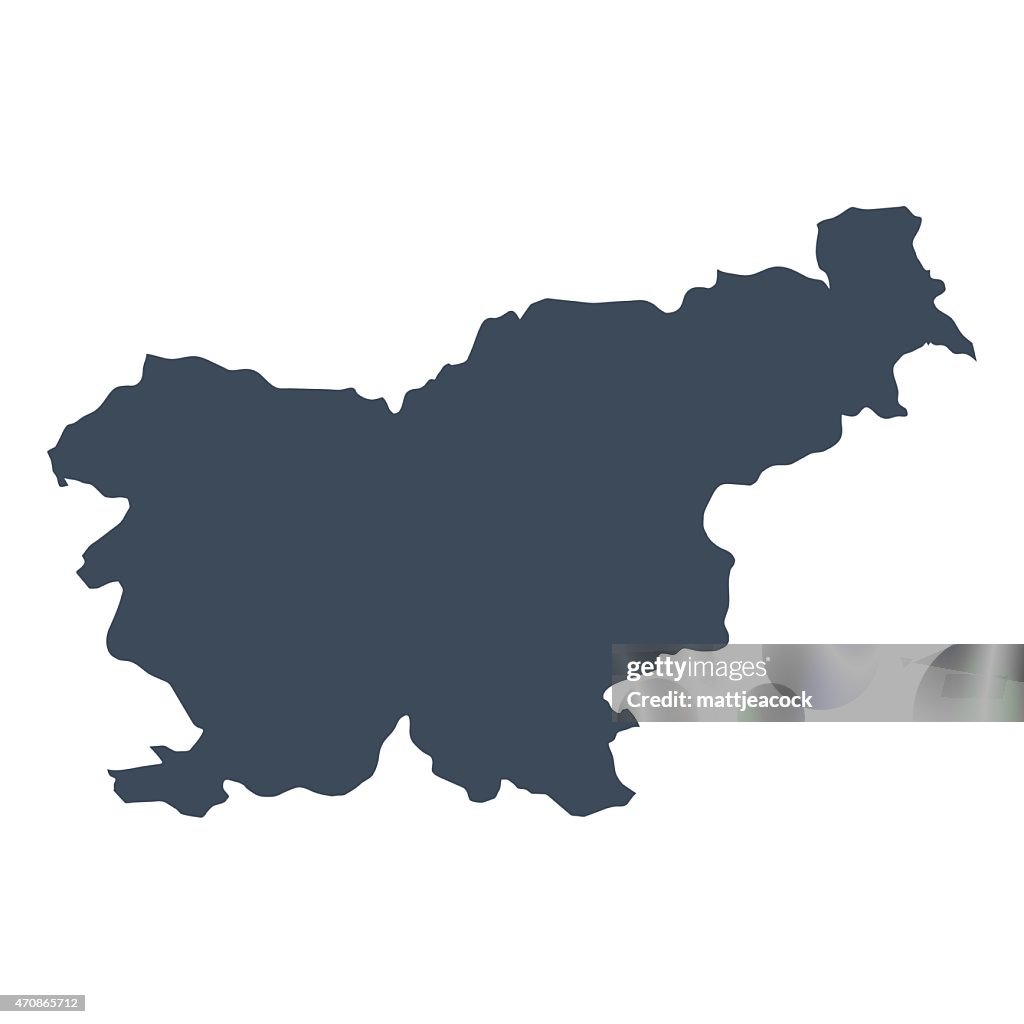 Slovenia country map