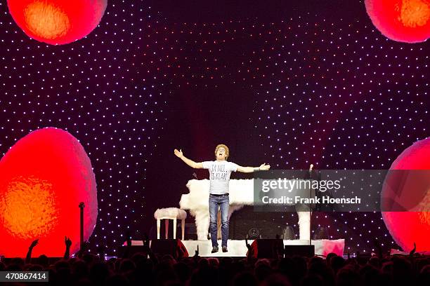 Comedian Atze Schroeder performs live at the O2 World on April 23, 2014 in Berlin, Germany.