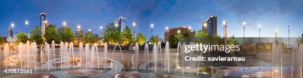 centennial olympic park - atlanta sunrise stock pictures, royalty-free photos & images