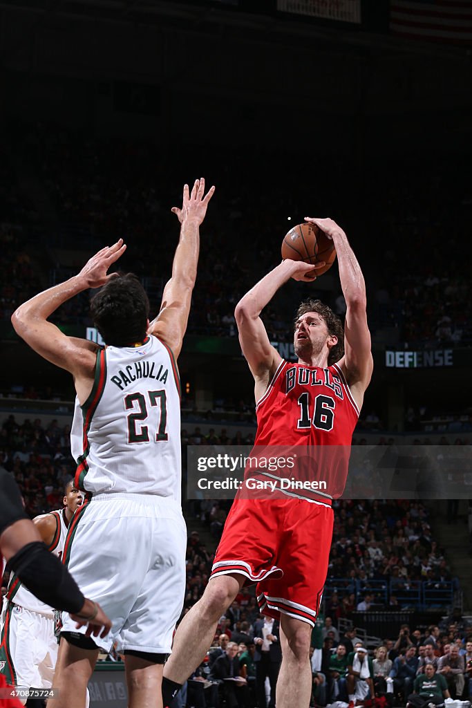 Chicago Bulls v Milwaukee Bucks - Game Three